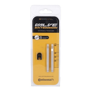 Prelungitor Valva Continental 60mm, Aluminiu, Argintiu, Set 2 Bucati