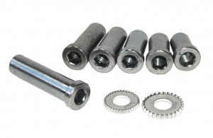 red brake center nut/washer 12/14/16/18/20/30