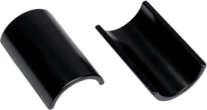 Reductor Reverse pentru pipa, Ø31.8 mm - 25.4 mm, negru