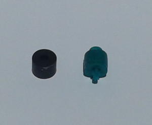 Rezerva garnitura cauciuc + pistonas plastic pentru pompa