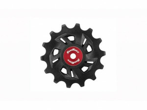 Rotita schimbator spate, plastic, Sunrace SP-858, 14T, neagra, AM