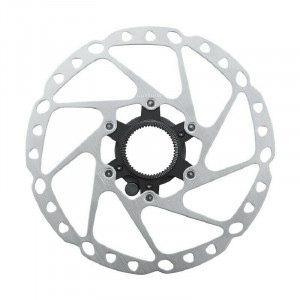 Rotor pentru frana pe disc Shimano RT-EM600-M 180mm, incl. piulita de strangere, internal serration negru