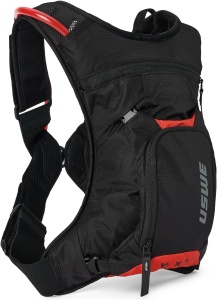 Rucsac de hidratare MTB Hydro 3, Negru/Rosu, 3L