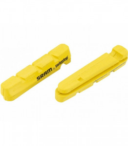 Saboti Frana Sram Road Carbon galben pentru Red / Force / Rival (2 Buc)