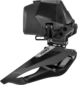 Schimbător față RED SRAM AXS MY25, 12 viteze, Braze-On, wireless, compatibil X-Range, șosea