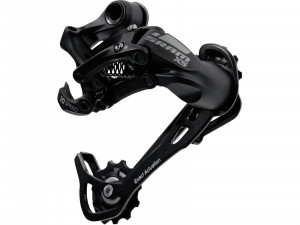 Schimbator spate X-5 10-speed Long Cage Aluminum Black