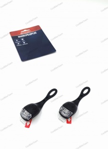 Sclipitor set Eastpower DC-488, silikon, negru, 2 leduri, baterii (2xCR2032 incluse)