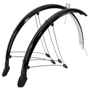 Set aparatori noroi flexibile 24 negru