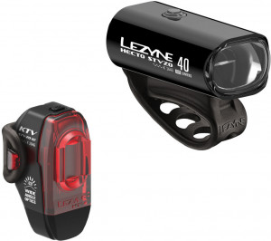 Set lumini fata spate Lezyne Hecto drive 40 + KTV STVZO