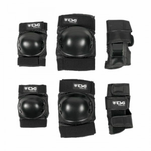 Set protectii TSG Jr Skate - negru