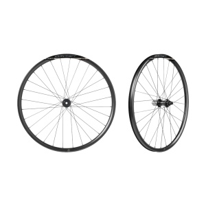 Set Roti Miche Gravel Contact Negru For Wired Tyre Spokes Negru