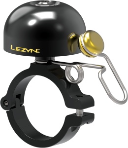 Sonerie bicicletă Lezyne Classic Brass, negru