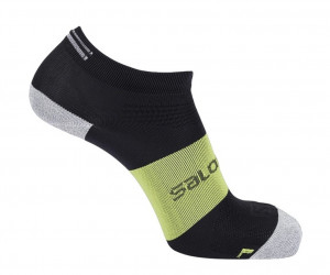Sosete alergare Salomon Sonic Pro DX+SX night sky/citronelle unisex