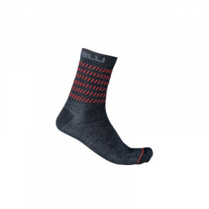 Sosete Castelli Go 15, Bleumarin/Rosu
