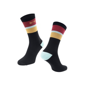 Sosete FORCE Stripe Long, Negru