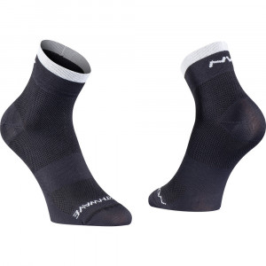 Sosete Northwave Origin negru/alb