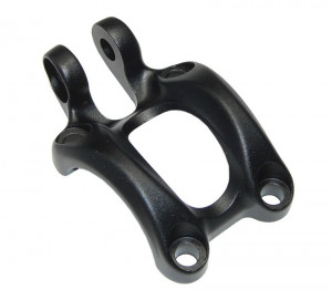 stem cap Ergotec for Charisma 31.8 black, for headlight mounting