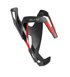 Suport bidon Elite Vico carbon negru mat/rosu
