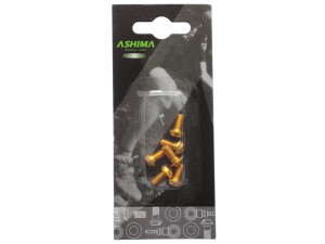 Suruburi Ashima M5*10 aluminiu pentru disc 6 bucati aurii