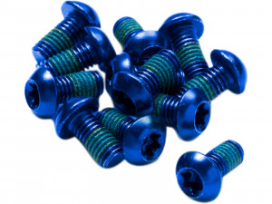 Suruburi disc frana REVERSE DISC ROTOR BOLTS blue 12 buc