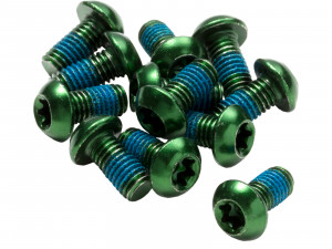 Suruburi disc frana REVERSE verde 12 buc