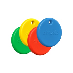 TRACKER GPS CHIPOLO POP X4 RED/BLUE/YELLOW/GREEN Set
