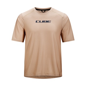 Tricou CUBE Functional Shirt S/S Beige