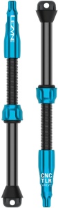 Valvă tubeless Presta CNC Pro Lezyne, 80 mm, Albastru