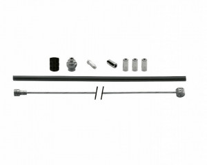 XLC brake cable kit universal 1,700/2,350mm,?1.5mm incl.2 nipples,blk.