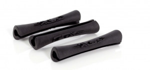 XLC top tube protection rubber BR-X06 black (set of 4)