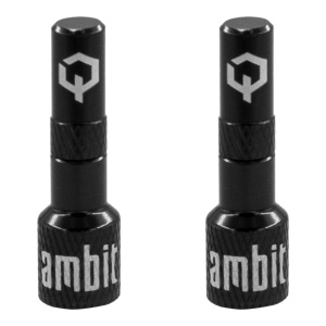 Ambit Tubeless Valve Adapters Realm Black