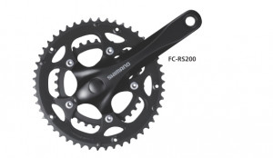 Angrenaj pedalier Shimano FC-RS200, 50x34T, brat 175mm, pt. 8 vit.