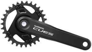 Angrenaj Pedalier Shimano FC-U4000-1 CUES, 40T, Brat 175mm, Compatibil 9/10/11 Viteze, Fără CG, Incl. Compatibil Chaincase, Ambalat Individual