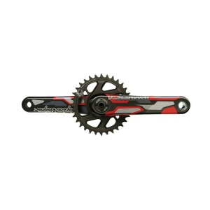 Angrenaj pedalier Truvativ Descendant Eagle DUB Troy Lee CoLab, 165 mm, 36T DM, Camo Red Red