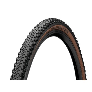 Anvelopa pliabila CONTINENTAL Terra Trail Shieldwall 40-622, (28 x 1.50), Negru/Maro