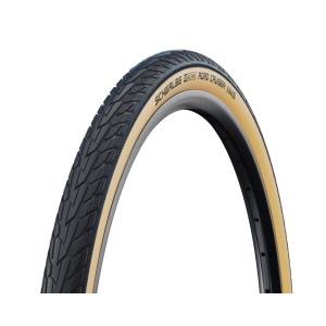 Anvelopa SCHWALBE Klassik HS159, 27x1 1/4", 28/32-630, TSkin KG SBC, Negru/Bej