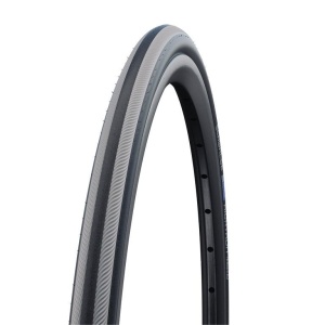 Anvelopa SCHWALBE RightrunPlus HS387 BS, 22x1.00, 25-489, Pf TSkin SG NMC, Negru/Gri