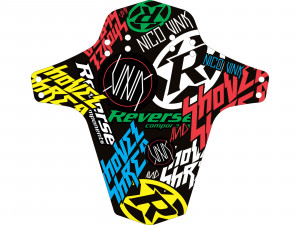 Aparatoare REVERSE Mudfender Nico Vink Stickerbomb black-colorful