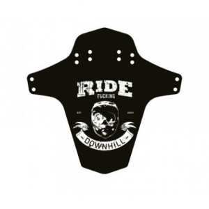 Aparatoare Reverse Ride F***ing Downhill negru/alb
