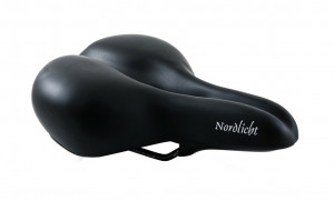 Bequemsattel P&P Nordlicht Elastomer 821 black, uni, 260 x 210mm, 615g