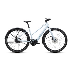 Bicicleta Electrica Cube Editor, Hybrid SLT 400X Fe Trapeze, Glacier Prizm 2027 - 28"