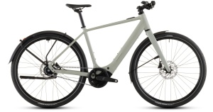 Bicicleta Electrică Cube EDITOR HYBRID SLX 400X FE, Reedbeige CHROME, 2026 - 62 cm