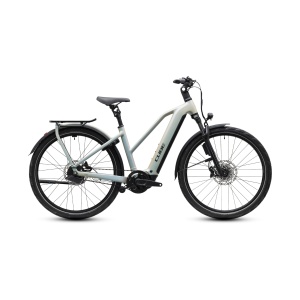 Bicicleta Electrica Cube Kathmandu, Hybrid Deluxe EXC 800 Trapeze, Glintsand Black 2027 - 28"