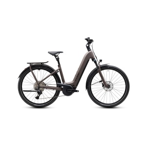 Bicicleta Electrica Cube Kathmandu, Hybrid ONE 800 Easy Entry, Cedar Chrome 2027 - 28"