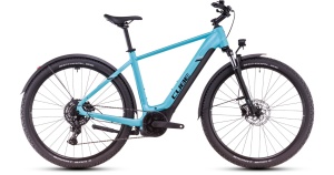 Bicicleta electrică CUBE, Nuride Hybrid PERFORMANCE 625 Allroad, SwimmingPool BLACK 2025 - 28"