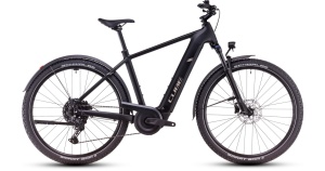 Bicicleta Electrica CUBE, NURIDE Hybrid PRO 600 Allroad, Black BRONZE 2025 - 28"
