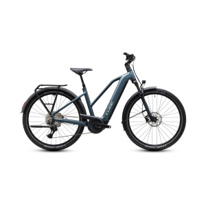Bicicleta Electrica Cube Nuride Hybrid PRO 800, Trapeze, Deepteal Blue 2027 - 28"