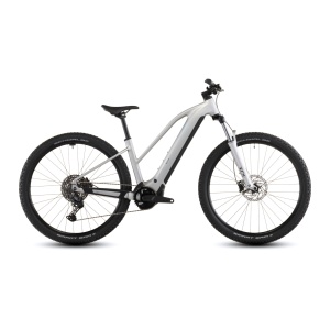 Bicicleta Electrica Cube REACTION HYBRID ONE 800 TRAPEZE, Sleekgrey PRISM, 2026 – 29"