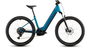 Bicicleta Electrică Cube REACTION HYBRID PERFORMANCE 600 Easy Entry, Electricblue DAZZLE, 2026 - 27.5"