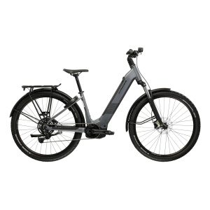 Bicicleta electrica Kross Influx Hyb Suv Ls 2.0 600 27,5" gri/negru mat